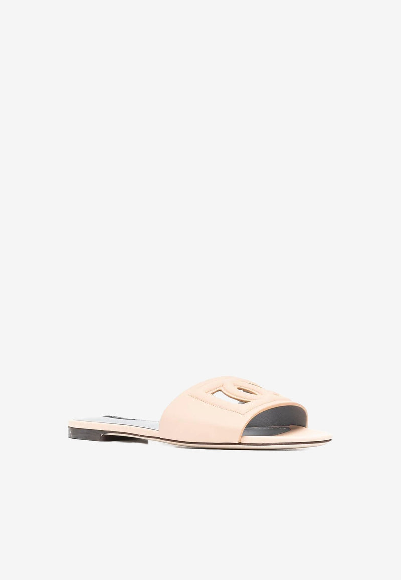 Bianca Calfskin Flat Slides