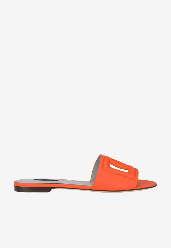 Bianca Calfskin Flat Slides