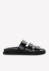 Hermès Chypre Sandals in Calfskin Black MFPSHCSC-Black