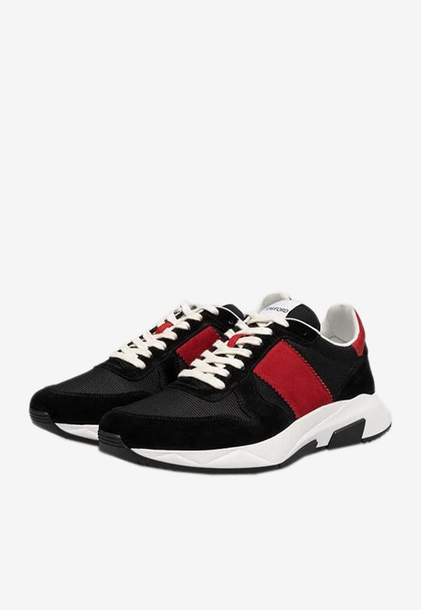 Tom Ford Jagga Low-Top Sneakers in Suede and Mesh Multicolor J1262-LCL116N 5N002