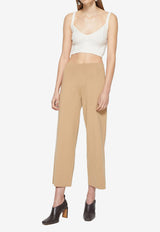 Jonathan Simkhai Lenore Knit Pants Beige JSCFW210000006375