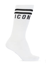 Logo Ribbed Socks