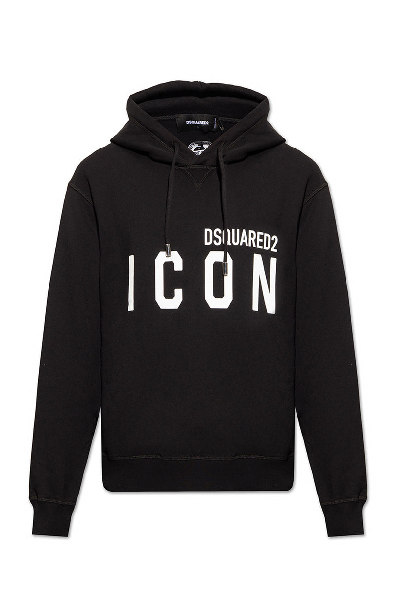 Logo-Print Drawstring Hoodie