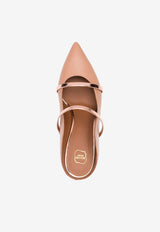 Malone Souliers Maureen 70 Mules in Nappa Leather Rose Gold MAUREEN70-69ROSE GOLD