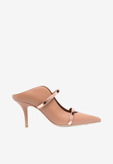 Malone Souliers Nude Maureen 70 Mules in Nappa Leather MAUREEN 70-69 NUDE/ROSE GOLD