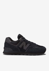 New Balance 574 Low-Top Sneakers in Black ML574EVE