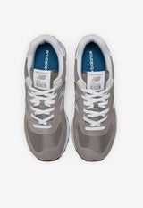 New Balance 574 Core Low-Top Sneakers in Gray with White ML574EVG