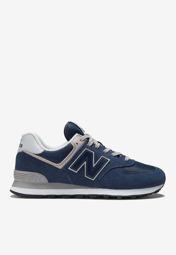 New Balance 574 Core Low-Top Sneakers in Navy with White ML574EVN