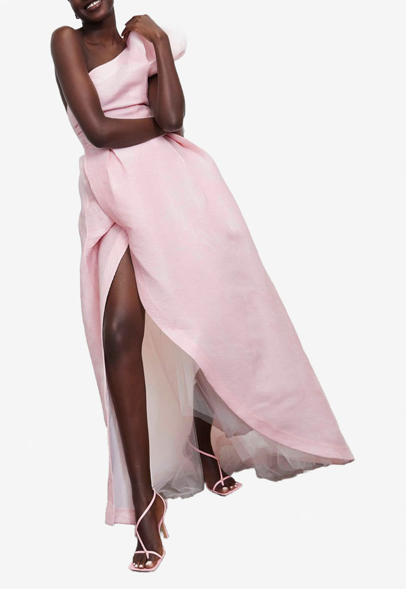 Rachel Gilbert Angus One-Shoulder Gown Pink RGPPS20220000006676