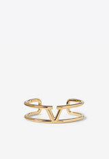 Valentino Gold Vlogo Signature Metal Cuff Bracelet WW2J0I61METCS4