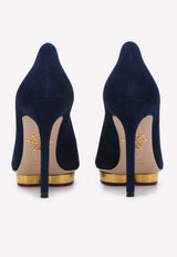 Debbie 110 Suede Pointed Pumps