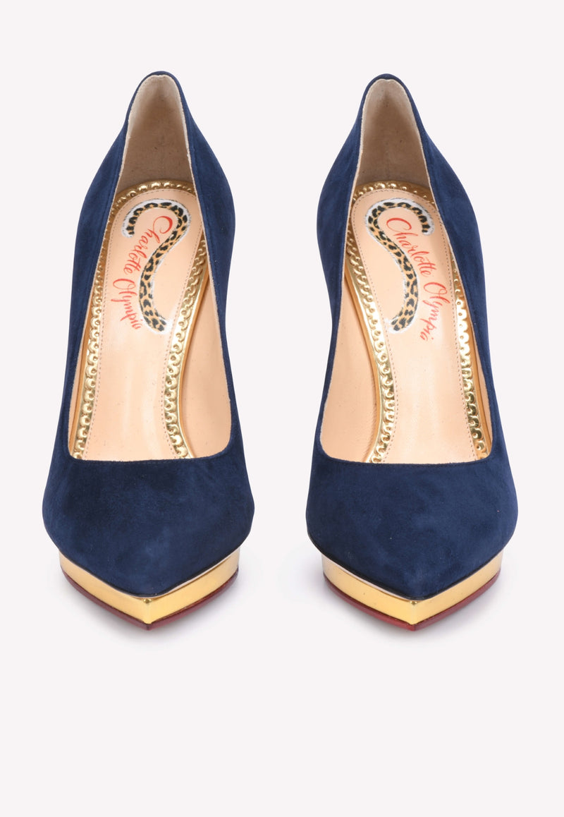 Debbie 110 Suede Pointed Pumps