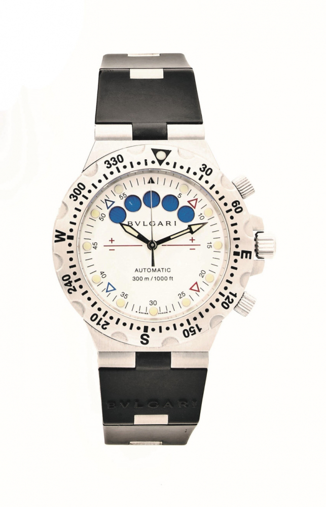 BULGARI,Diagono Pro Aqua Regatta, ref. SD 40S RE, n° D0288