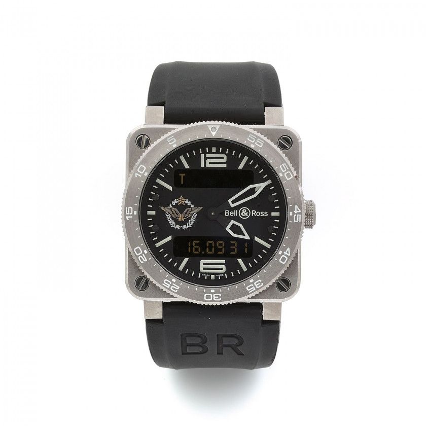 BELL & ROSS REF. BR 03-88-S-02314,EDITION LIMITEE POUR L'ARMEE DE L'AIR FRANCAISE