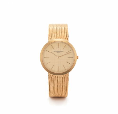 VACHERON & CONSTANTIN REF. 6352 YELLOW GOLD. Vacheron & Constantin, Genève, No. 633217, case No. 428371. Ref. 6352. Made circa 1970s.. Fine and elegant, flat, manual-winding, 18K yellow gold. wristwatch with an 18K yellow gold Vacheron Constantin. integra