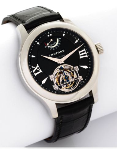 CHOPARD LUC QUATTRO TOURBILLON PLATINUM.Chopard, Genève, L.U.C 1.02 Quattro Tourbillon, No. 043/100, movement No. 100047.case No. 1071627, Ref. 16/91869. Made in a limited edition of 100 pieces circa 2006..Very fine and rare, water-resistant, platinum Chr