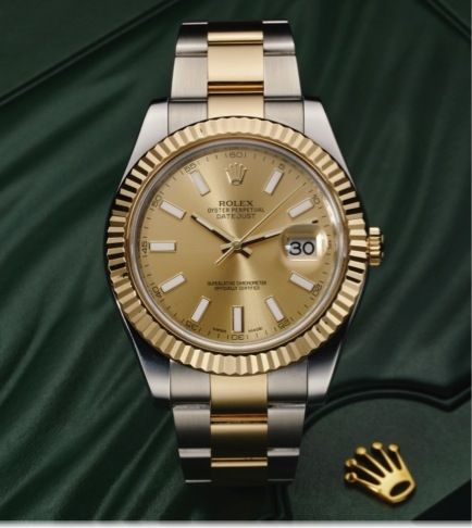 ROLEX REF. 116333 DATEJUST II STEEL & GOLD.Rolex Oyster Perpetual, Datejust, Superlative Chronometer Officially Certified, case No. S080E614, Ref. 116333. Made in 2012..Fine, center seconds, self-winding, water- resistant, stainless.steel and 18K yellow g