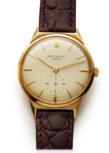PATEK PHILIPPE REF. 2568 YELLOW GOLD.Patek Philippe, Genève, No. 747254, case No. 516275.Ref. 2568. Made circa 1950..Very fine and rare, elegant, 18K yellow gold wristwatch.