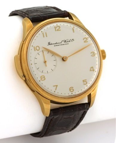 IWC YELLOW GOLD PORTUGUESE.REPETITION MINUTES FIRST GENERATION.IWC, International Watch Co., Schaffhausen, Portuguese -.Répétition Minutes, No. 034/250, movement No. 2495231, case.No. 2590429, Ref. 5240. Made in a limited edition of 250 pieces.in yellow g