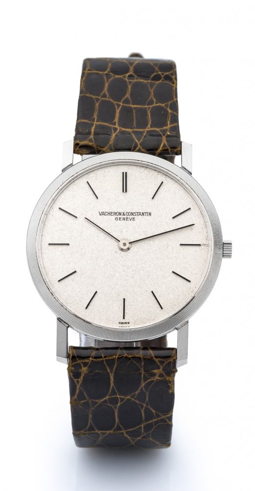 VACHERON CONSTANTIN, REF. 6351, ULTRA THIN A fine, elegant, thin, manual wind, 18k white gold wristwatch.