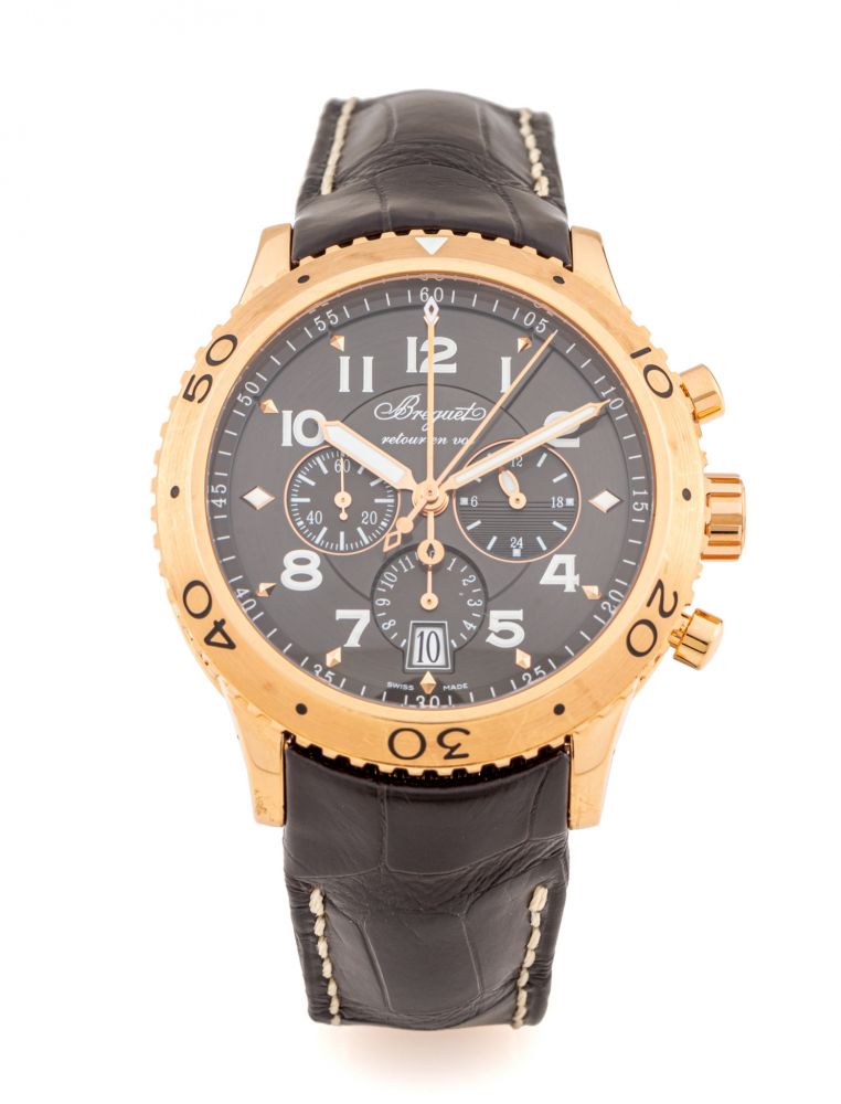 BREGUET, REF. 3810, TYPE XXI, PINK GOLD