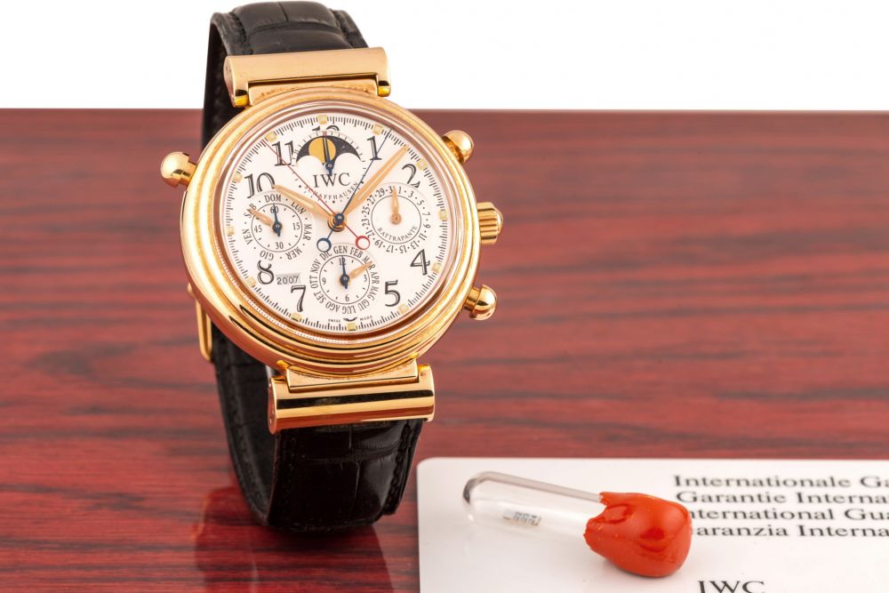 IWC, REF. 3754, DA VINCI PERPETUAL, SPLIT-SECOND CHRONOGRAPH, PINK GOLD