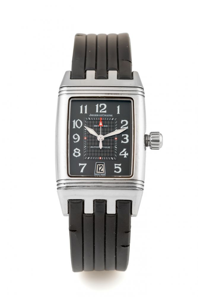 JAEGER LECOULTRE, REVERSO GRAN SPORT, STEEL