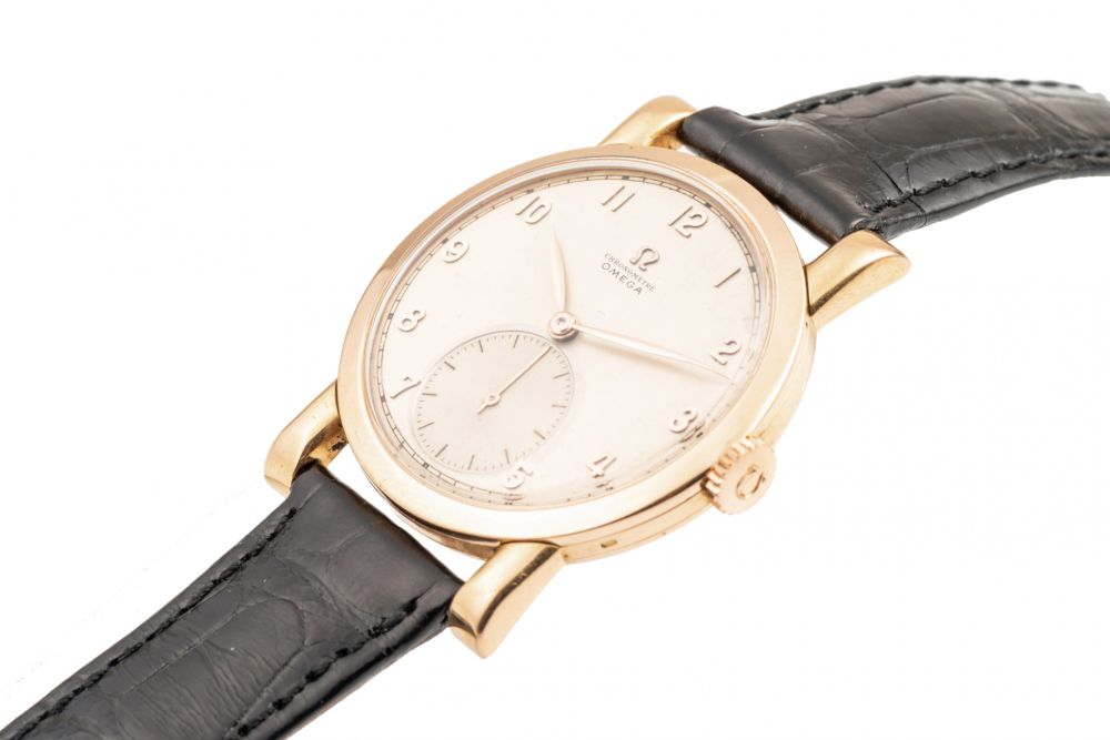 OMEGA, REF. 14169, LARGE OMEGA CHRONOMETRE, PINK GOLD