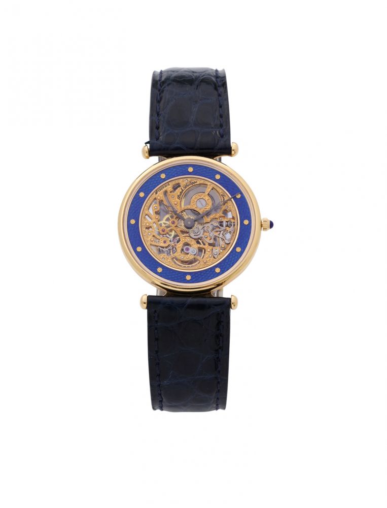 PATEK PHILIPPE, REF. 3885, SKELETON, YELLOW GOLD