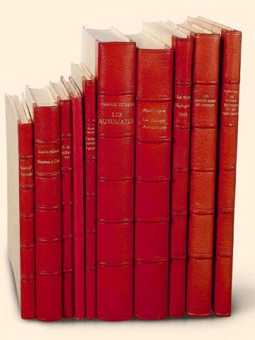 Lot of three horological books:1. Association Roskopf verband, 1939-1949, Bienne, 1949. 2. Emilia Cuchet-Albaret, Au tic-tac des montres a clef, Gen