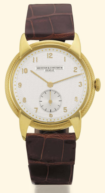 So-called Diavolo Vacheron & Constantin, Geneve, No. 518102, case No. 342748, Ref. 6022. Made in 1954. Very fine and rare, 18K yellow gold gentleman