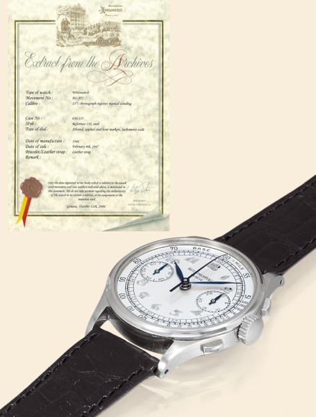Stainless Steel, Ref. 130 Breguet Numerals.Patek Philippe & Co., Gen