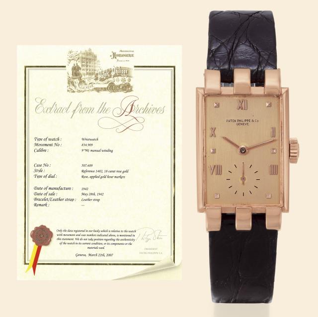 Ref 1482, Pink Gold Fancy Lugs.Patek Philippe & Co, Gen