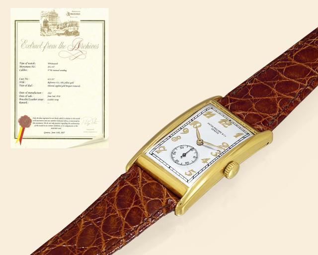 Ref. 433, Yellow Gold Curved.Patek Philippe & Co., Gen