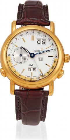 Gold Perpetual Calendar GMT.Ulysse Nardin, Locle & Gen