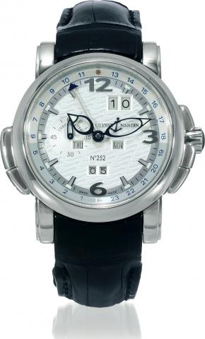 Platinum Perpetual Calendar GMT.Ulysse Nardin, Locle & Gen