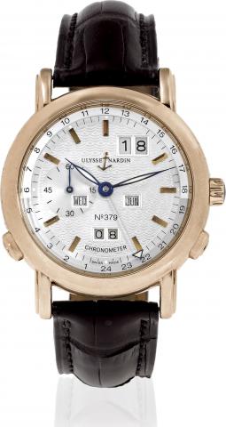 Pink Gold Perpetual Calendar - GMT.Ulysse Nardin, Locle & Gen