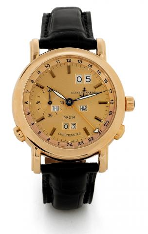 Pink Gold Perpetual Calendar - GMT.Ulysse Nardin, Locle & Gen
