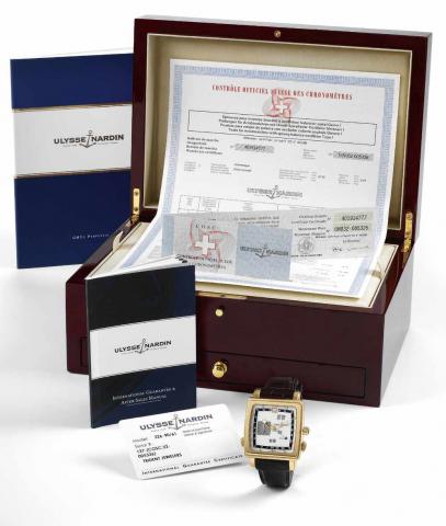 Quadrato Perpetual Calendar - GMT.Ulysse Nardin, Locle & Gen