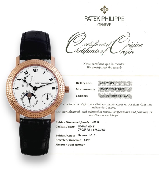 Cortina Jubilee.Patek Philippe, Gen
