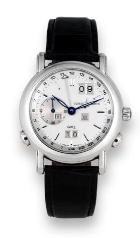 Ulysse nardin White Gold.Perpetual Calendar GMT.Ulysse Nardin, Locle & Gen