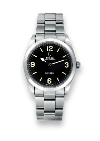 Tudor- Ref. 90220, Ranger..Tudor, Prince Oysterdate Ranger, case No. 110279.Ref. 90220. Made circa 1960..Fine, center seconds, self-winding, water-resistant, stainless.steel wristwatch with a stainless steel Tudor bracelet..To be sold without reserve