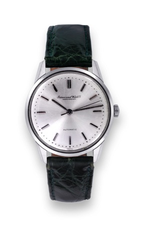 International Watch & Co., (IWC), Schaffhausen.Automatic, movement No. 1834003, case.No. 1844503, Ref. 610 A. Made in the 1960s..Very fine, self-winding (Pellaton system), center seconds.stainless steel wristwatch.To be sold without reserve