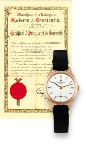 Vacheron & Constantin, Geneve, movement.No. 542518, case No. 372132, Ref. 6101. Made.in 1960..Fine and rare, 18K pink gold lady