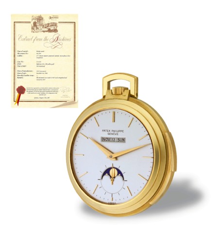 PATEK PHILIPPE, REF. 844, AMERICAN DIGITAL PERPETUAL CALENDAR & MINUTE REPEATER.Patek Philippe, Gen