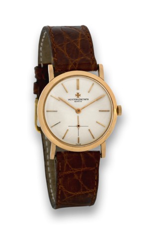 VACHERON & CONSTANTIN REF. 4667 PINK GOLD.Vacheron & Constantin, Geneve, movement No. 498002, case.No. 325838, Ref. 4667. Made circa 1950..Fine, thin, 18K pink gold wristwatch..To be sold without reserve