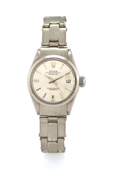 ROLEX, REF. 6516, LADY’S DATEJUST, WHITE GOLD.Rolex, Oyster Perpetual, Datejust, Officially Certified Chronometer, case No. 2179597, Ref. 6516/6517. Made circa 1969. Fine, center seconds, self-winding, water-resistant, 18K white gold lady’s chr