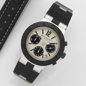 Ref:AC 38 TA, Case No.L16301, Movement No.101290, Circa 2007 37-jewel automatic movement, silvered dial with black baton hour markers and Arabic 12, black outer minute divisions, polished pointed baton hands with black inserts and red tipped centre second