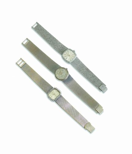 Piaget. A fine 18ct white gold lady's manual wind bracelet watch