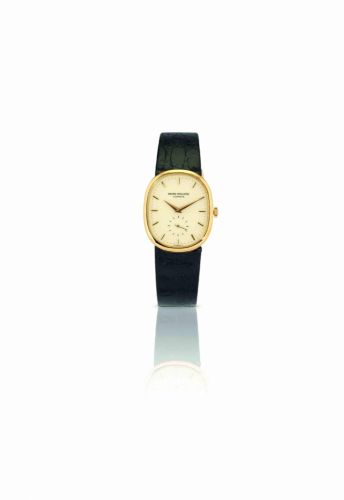 Patek Philippe. A fine and rare 18ct gold manual wind wristwatch